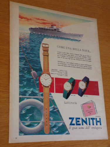 Zenith trinacria nave orologio - zenith,