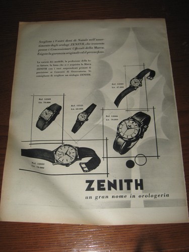 156 zenith orologio - *156=zenith,