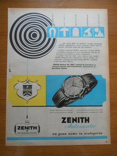 1954 zenith modello 12000 - zenith,