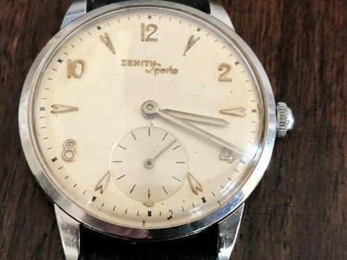Zenith sporto acciaio anni 50 - sporto,